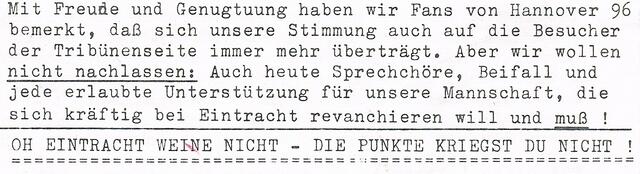 aus der Fan-Info "Rote Wölfe" Nr. 4 1972