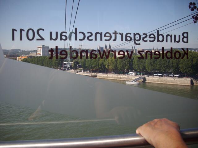 Koblenz verwandelt ... auch in Spiegelschrift