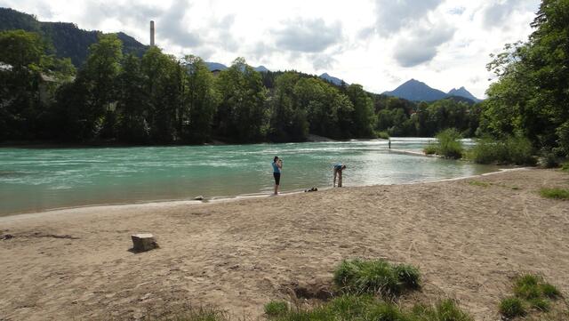 Sandstrand am Lech