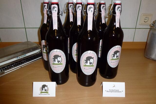 Abgefüllt in 1Ltr. Bügelverschlußflaschen