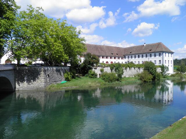 ... Blick von der Klosterinsel aufs "Festland"