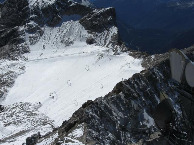 Skigebiet auf dem Zugspitzblatt