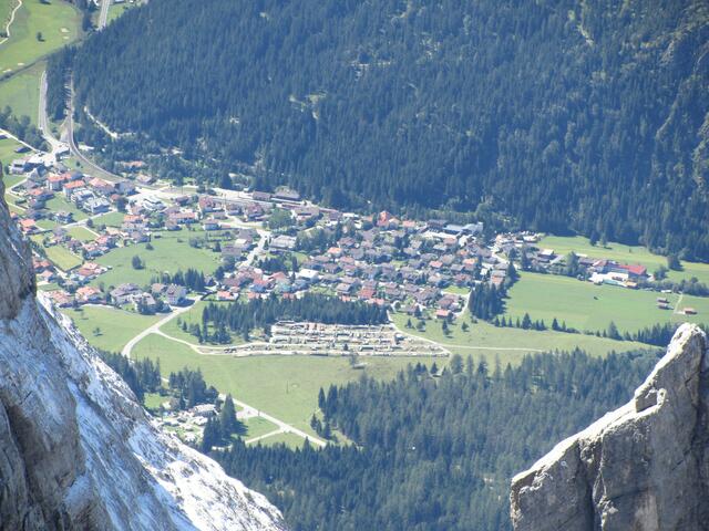 Blick auf Ehrwald in Tirol