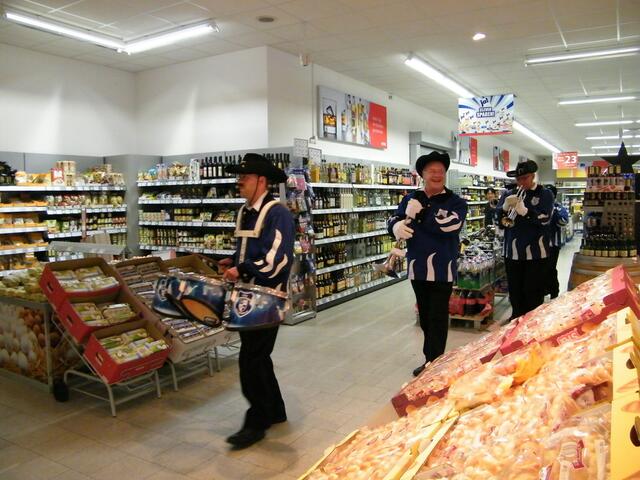Quer durch den Supermarkt!