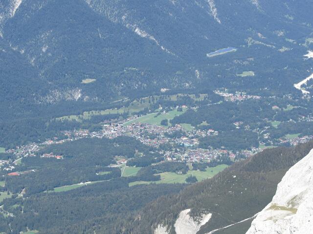 Blick auf Grainau