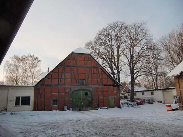 Die 4-Ständer -Scheune des Flebbeschen Hofes - Denkmalschutz-