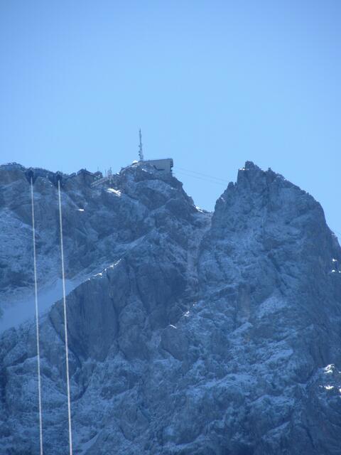 Die Bergstation von unten
