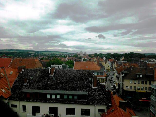 Blick durch das Milchglas