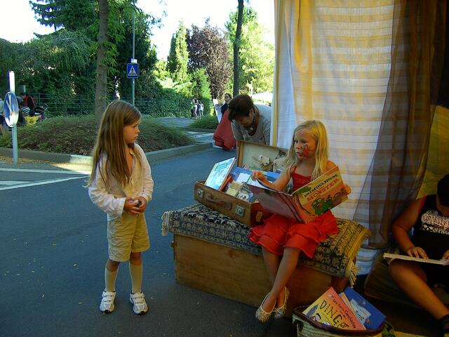 Wüstenprinz Ingvar und Prinzessin Morgana zu Besuch in Offenbach. Bleiben wir noch auf e i n Kinderbuch ?!?