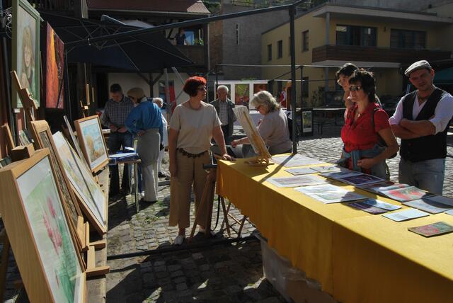 Am Stand von Anita Wolff.