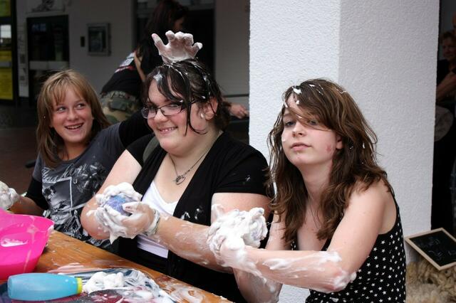 37. Heimat- und Soldatenfest in Stadtallendorf; Filzen in der Stadtmitte