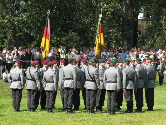 37. Heimat- und Soldatenfest in Stadtallendorf; Feierliches Gelöbnis