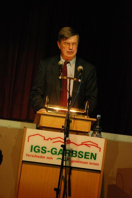 40. geburtstag der IGS Garbsen  12 - festredner prof. von Saldern