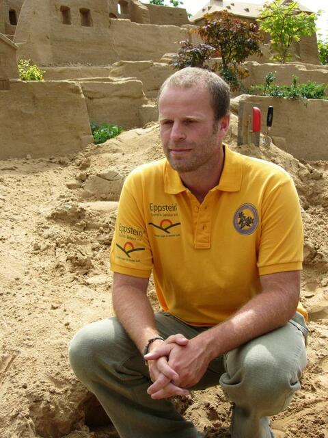 Sandkünstler Martijn Smits