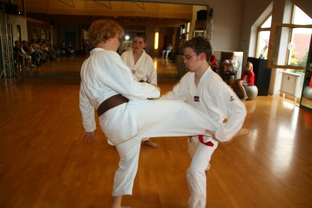 Abwehr gegen Fussangriff