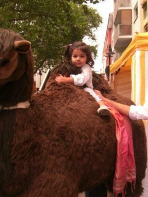 Besuch in Annes Lese- & Erzähloase beim Stadtteilfest Nordend.