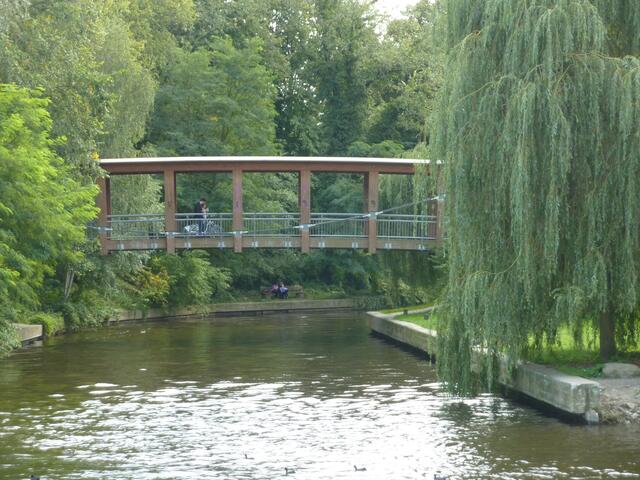 Hier mündet das Flüsschen Nuthe in die Havel.