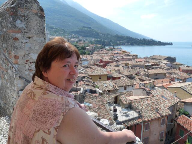 der Blick auf Malcesine ist doch einfach herrlich