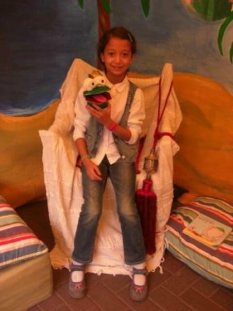 Besuch in Annes Lese- & Erzähloase beim Stadtteilfest Nordend.