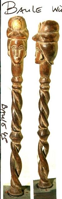 Sprecherstab der Baule, cote d ivoir