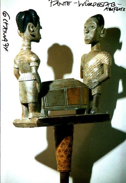 Sprecherstab der Fante in Ghana: Sargträger