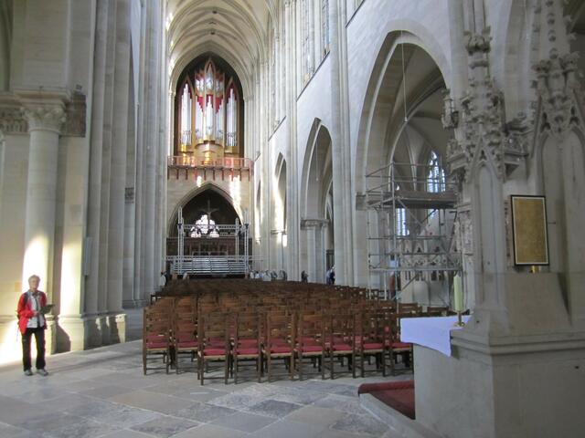 Blick aus Richtung Altar