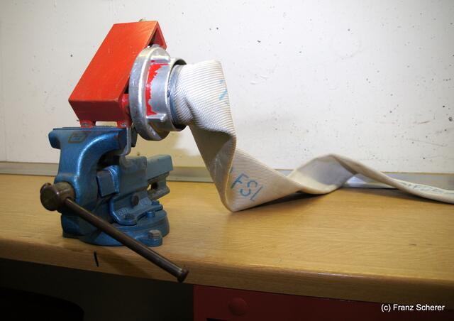 Tag der offenen Tür 2011 bei der Freiwilligen Feuerwehr Friedberg. Blick in die Werkstätten