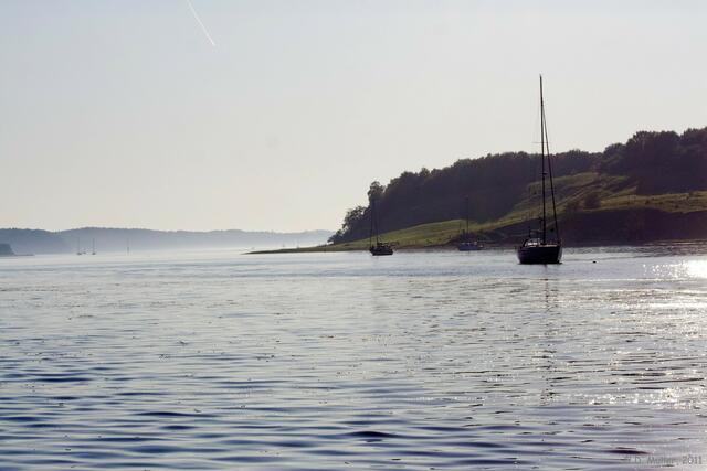 Auf der Trave.