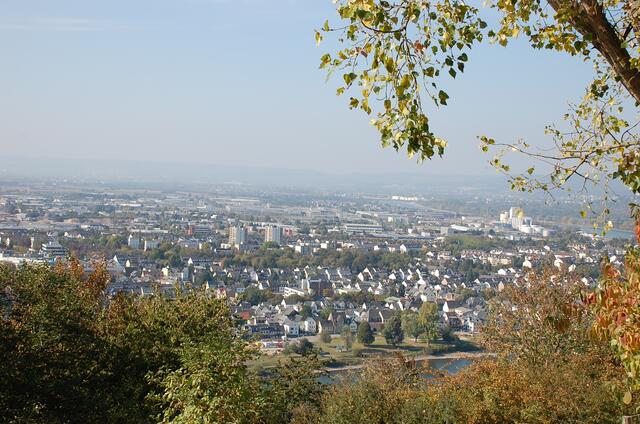 Blick über Koblenz
