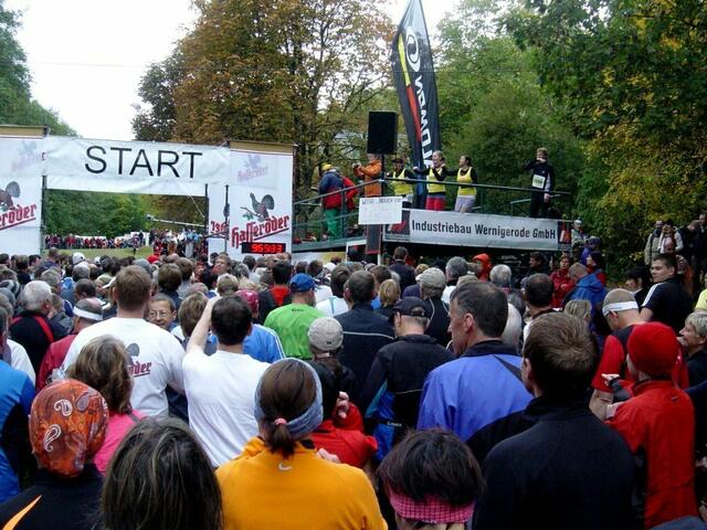 Im 11-Kilometer-Starterfeld.