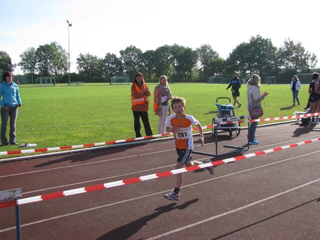Wieder in Bestform: Marlon Sauer beim Zieleinlauf.