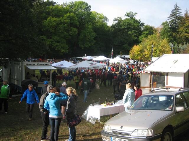 Festplatz und Zielgebiet