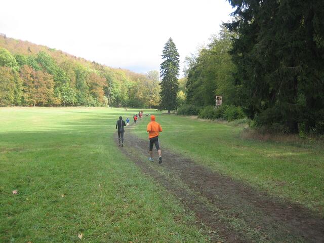 1 km vor dem Ziel