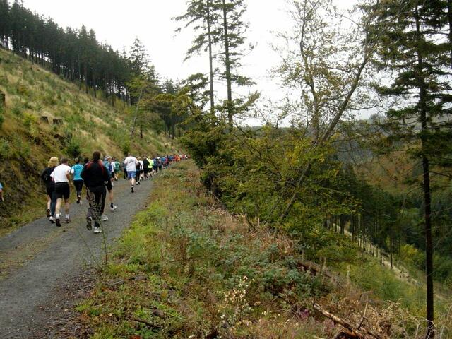 Die 11-Kilometer-Strecke …