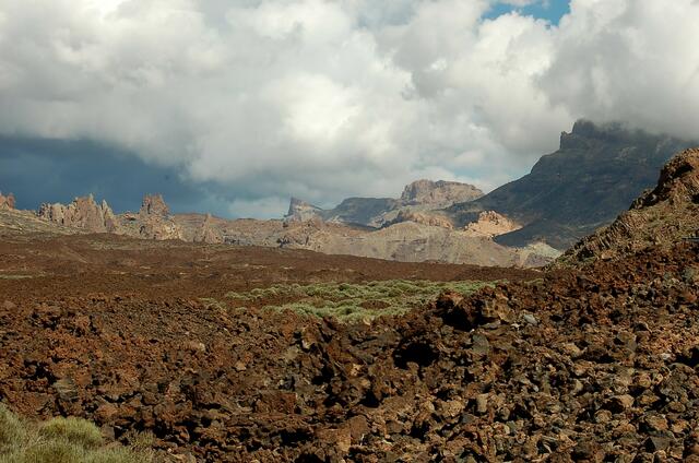 Vulkanlandschaft rund um den Pico de Teide