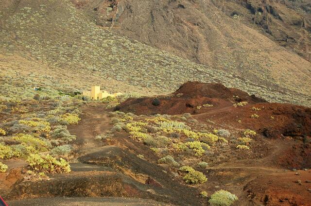 Teno-Gebirge, einsame Finca am Punta de Teno