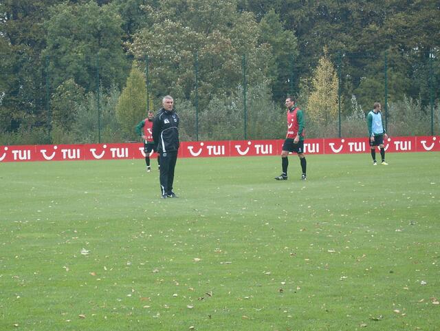 Strenge Anweisungen vom Trainer