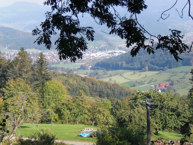 Nebenbei ein Blick ins Tal