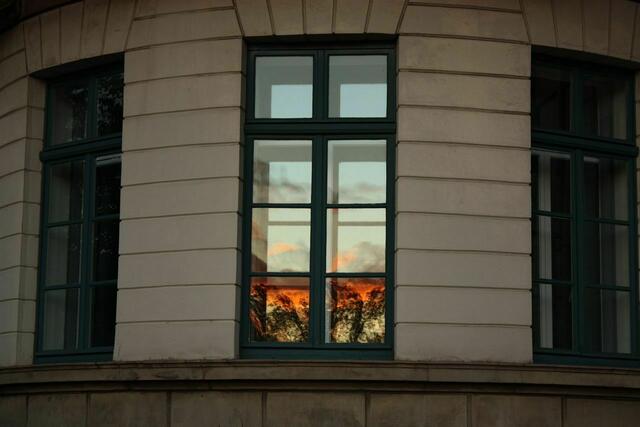 Sonnenuntergang im Wangenheim-Palais