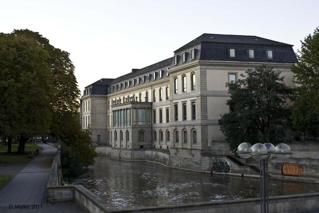 Das Leineschloss, 1837 bis 1866 die Residenz der Könige von Hannover, heute Sitz des Niedersächsischen Landtags.
