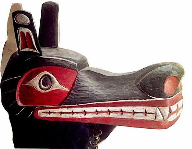 wolfmaske kwakiutl