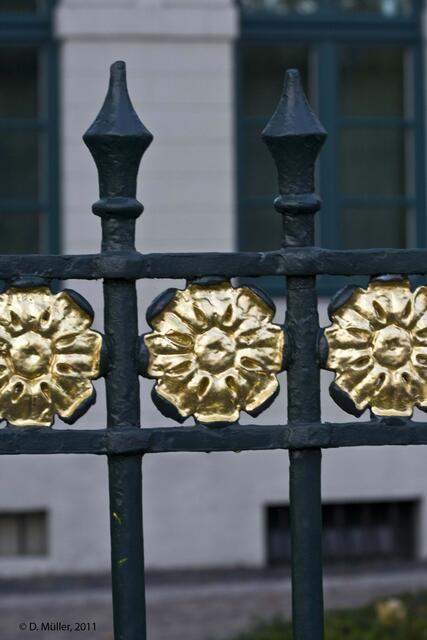 Zaundetail am Laveshaus.