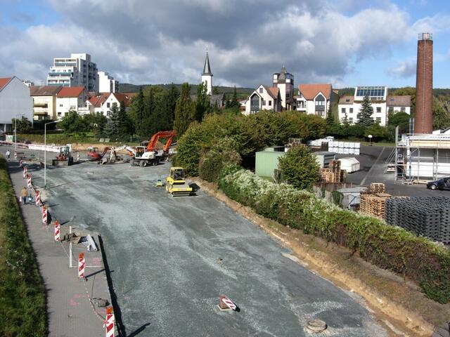 Umbau der Professor-Wagner-Straße (8.10.2011)