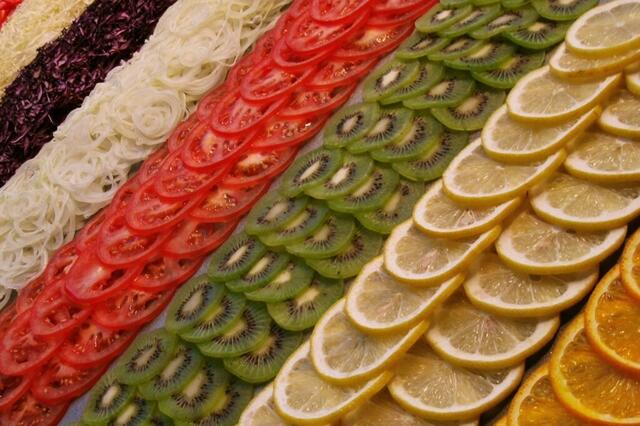 Bunt und Gesund
