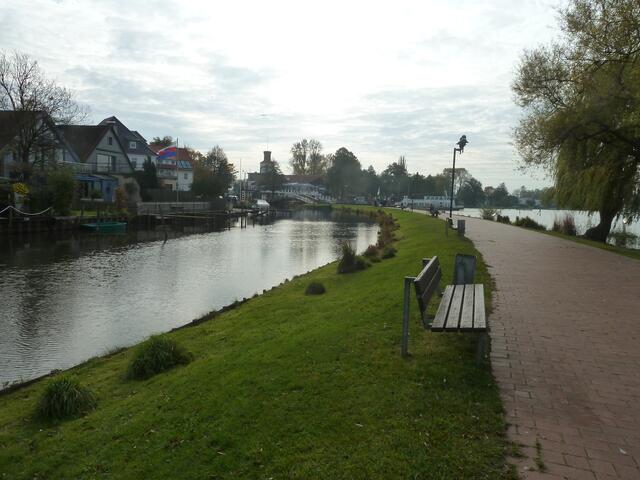 Von den vielen Spaziergängern ist jetzt nicht mehr zu sehen.