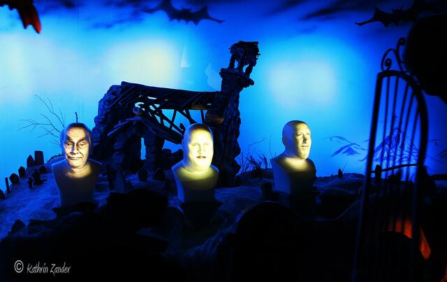 schaurig ein Friedhof zur Geisterstunde