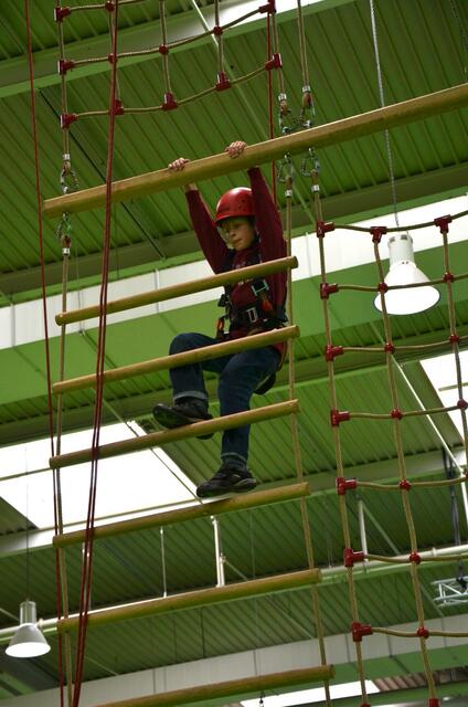 Keine Angst! Er ist gesichert...