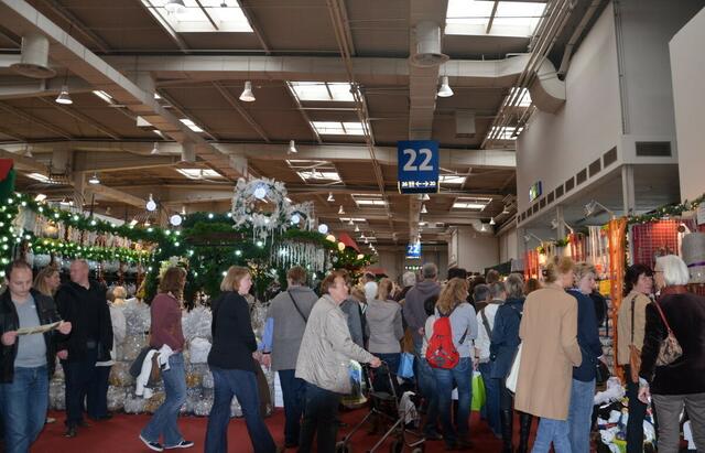 Die Weihnachtshalle...