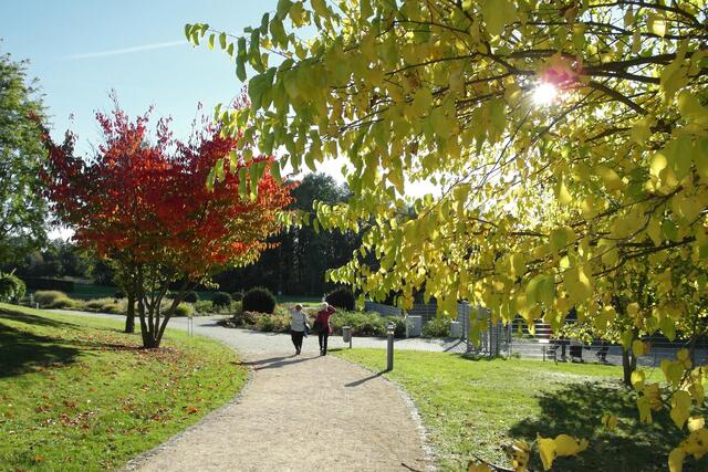 Im Kurpark von Bad Staffelstein