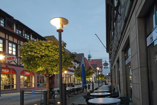 Das Platzangebot des Stadtcafés in der Bahnhofstraße